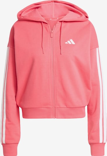 ADIDAS SPORTSWEAR Veste de survêtement 'Essentials' en rose clair / blanc, Vue avec produit