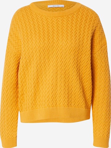 ABOUT YOU Sweater 'Layla' in Yellow: front