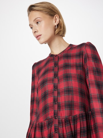Superdry Shirt Dress in Red
