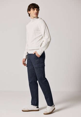 Street One MEN Regular Cargo Pants in Blue