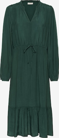 Kaffe Jurk 'KAeverly' in Groen: voorkant