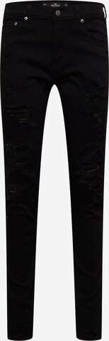 HOLLISTER Skinny Jeans in Black: front