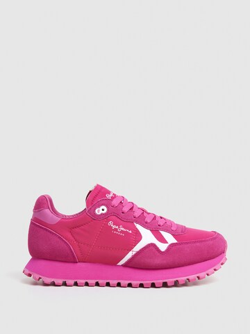 Sneaker bassa 'BRIT-ON' di Pepe Jeans in rosa