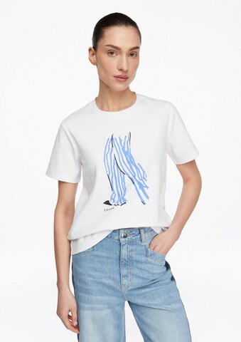 COMMA Shirt in White: front