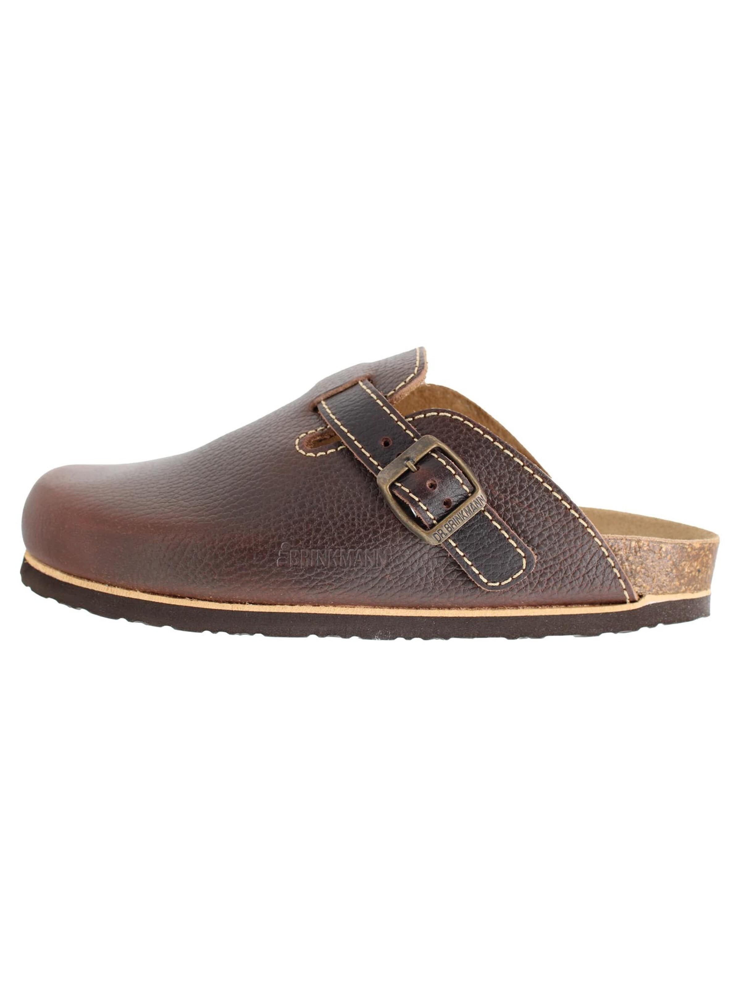 DR. BRINKMANN Clogs 'Nerpio'‌‌‌‌‌‌‌ in Braun: Vorderseite