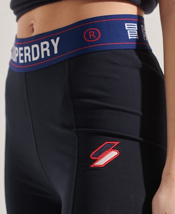 Superdry Skinny Workout Pants in Blue