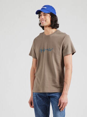 T-Shirt G-STAR en vert : devant