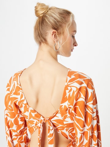 Traffic People Summer Dress 'Don't Look Back' in Orange