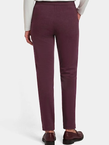 Regular Pantalon 'Louisa' Goldner en rouge