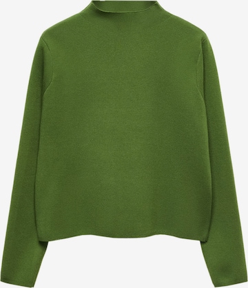 MANGO Pullover 'Chimney' i grøn: forside