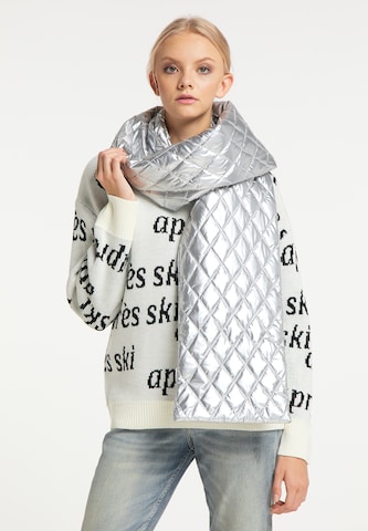 myMo NOW Scarf in Silver: front