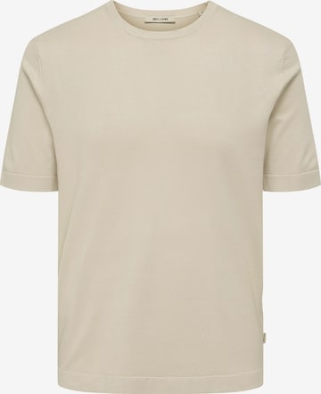 Only & Sons Shirt '22022928' in Beige: Vorderseite