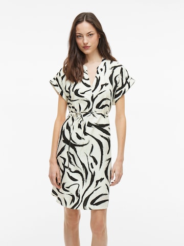 VILA Dress in White: front
