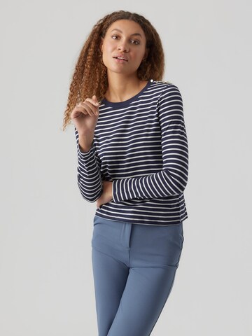VERO MODA Tričko 'LEXIE APRIL' – modrá: přední strana