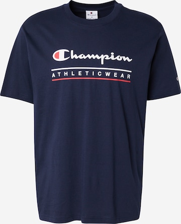 Champion Authentic Athletic Apparel Shirt in Blue: front