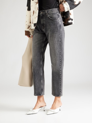 TOPSHOP Regular Jeans 'KARLA' in Black: front