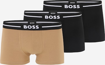BOSS Orange Boxer shorts in Beige: front