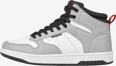JACK & JONES Sneaker in grau / schwarz / offwhite, Produktansicht