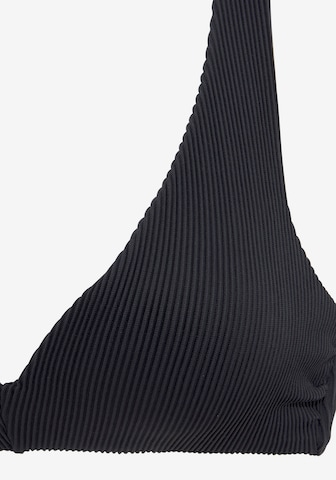 SUNSEEKER Triangle Bikini top in Black