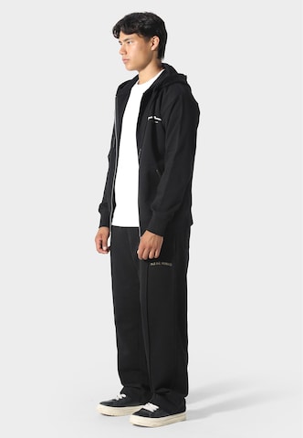 Pas De Monaco Sweat jacket 'Noir Carrera' in Black