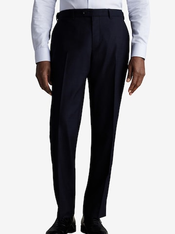 Next Slimfit Kalhoty s puky – modrá: přední strana