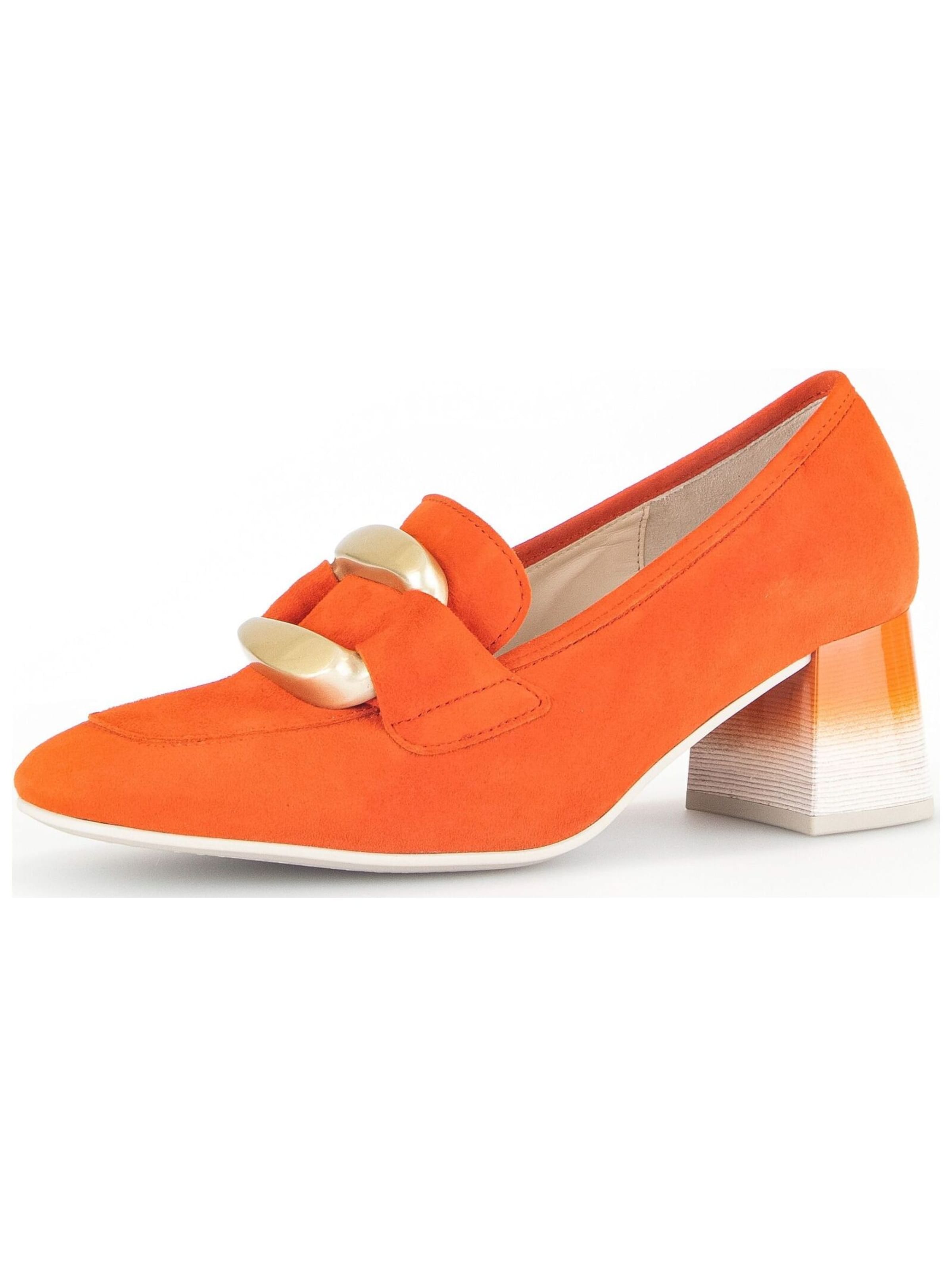 Escarpins GABOR en orange : devant
