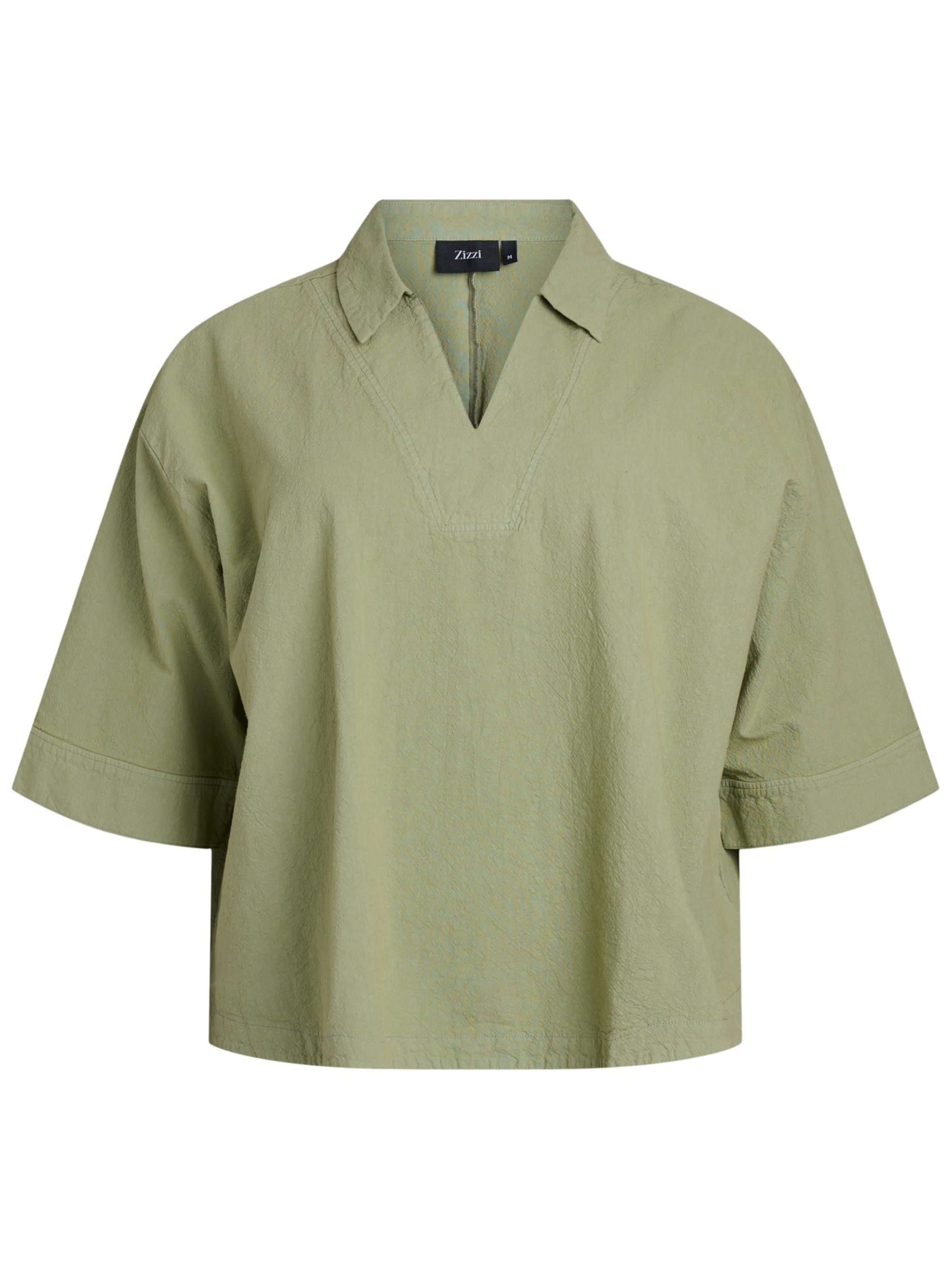 Zizzi Bluza 'Eello' | zelena barva: sprednja stran