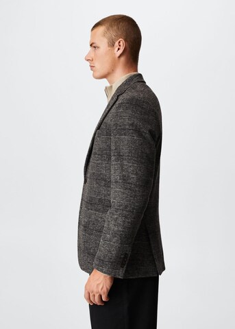 MANGO MAN Slim fit Suit Jacket 'Molina' in Grey