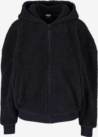 Urban Classics Sweat jacket in Black: front