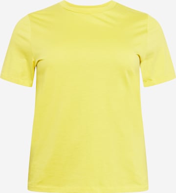 Selected Femme Curve Shirt 'PERFECT' in Yellow: front