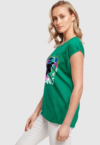 Merchcode Shirt 'Tennis Love, Sweat' in Green
