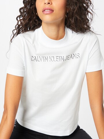 Tricou de la Calvin Klein Jeans pe alb