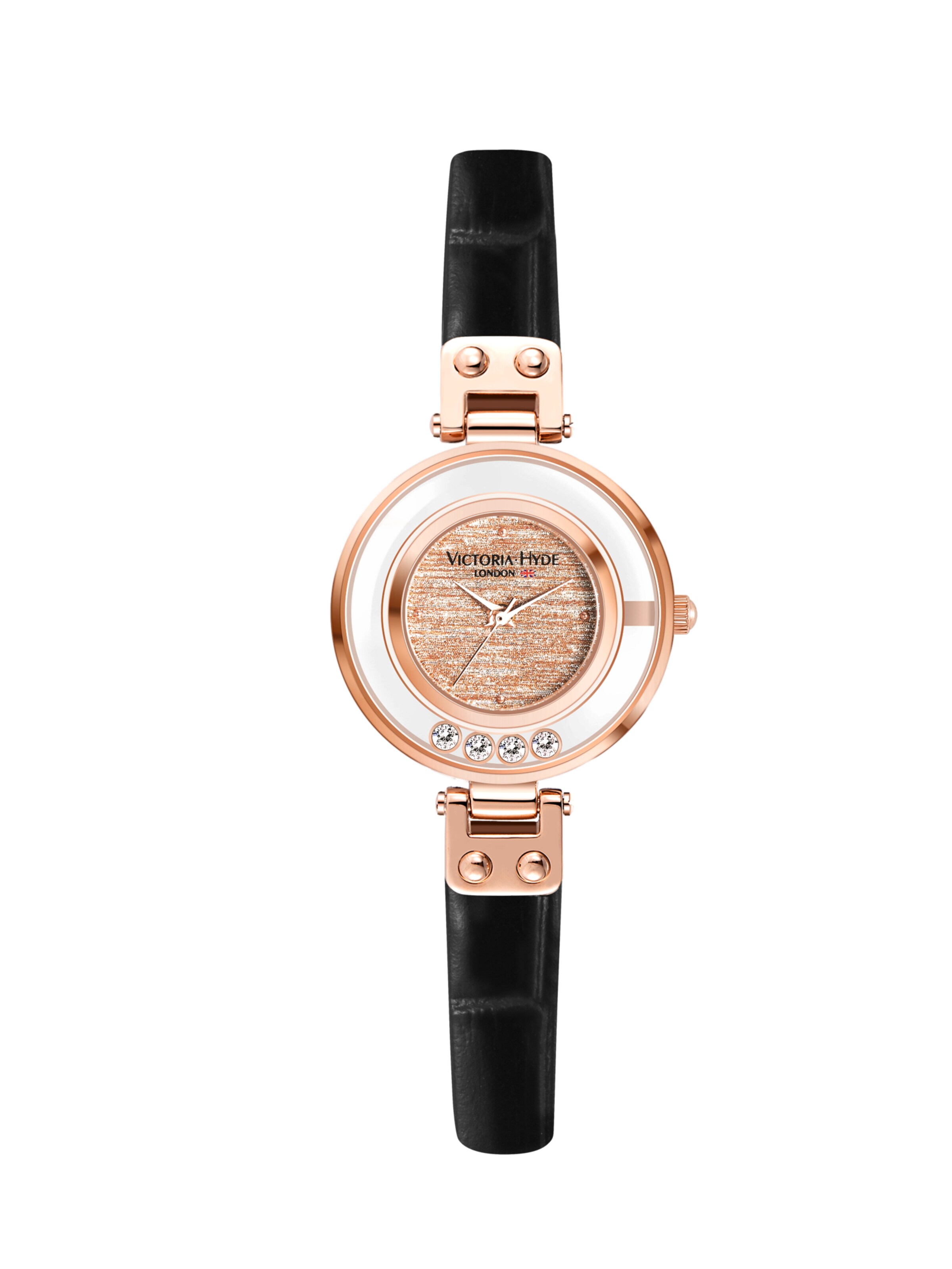 Victoria Hyde Analog Watch 'Spark' in Black: front