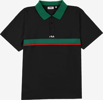 FILA Shirt 'SAGANO' in Zwart: voorkant