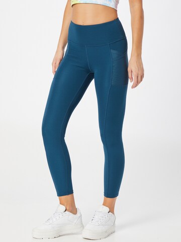 Bally Skinny Sportbroek in Blauw: voorkant