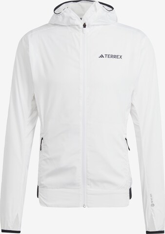 ADIDAS TERREX Обычный Куртка в спортивном стиле 'Xperior Windweave' в Черный: спереди
