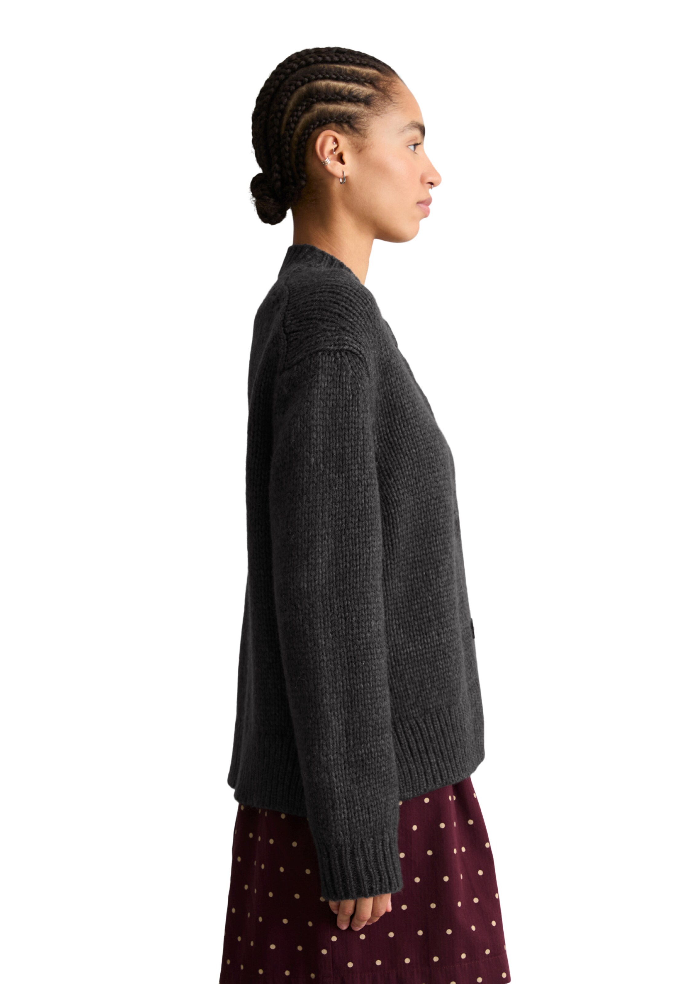 Marc O'Polo DENIM Strickjacke in Grau