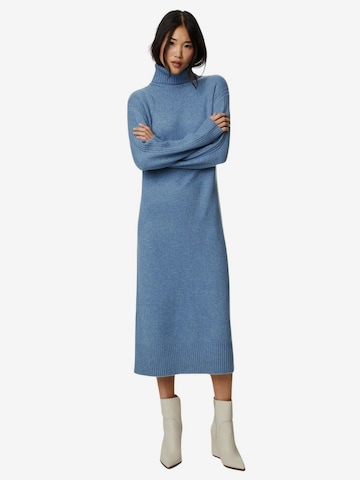 Marks & Spencer Gebreide jurk in Blauw: voorkant