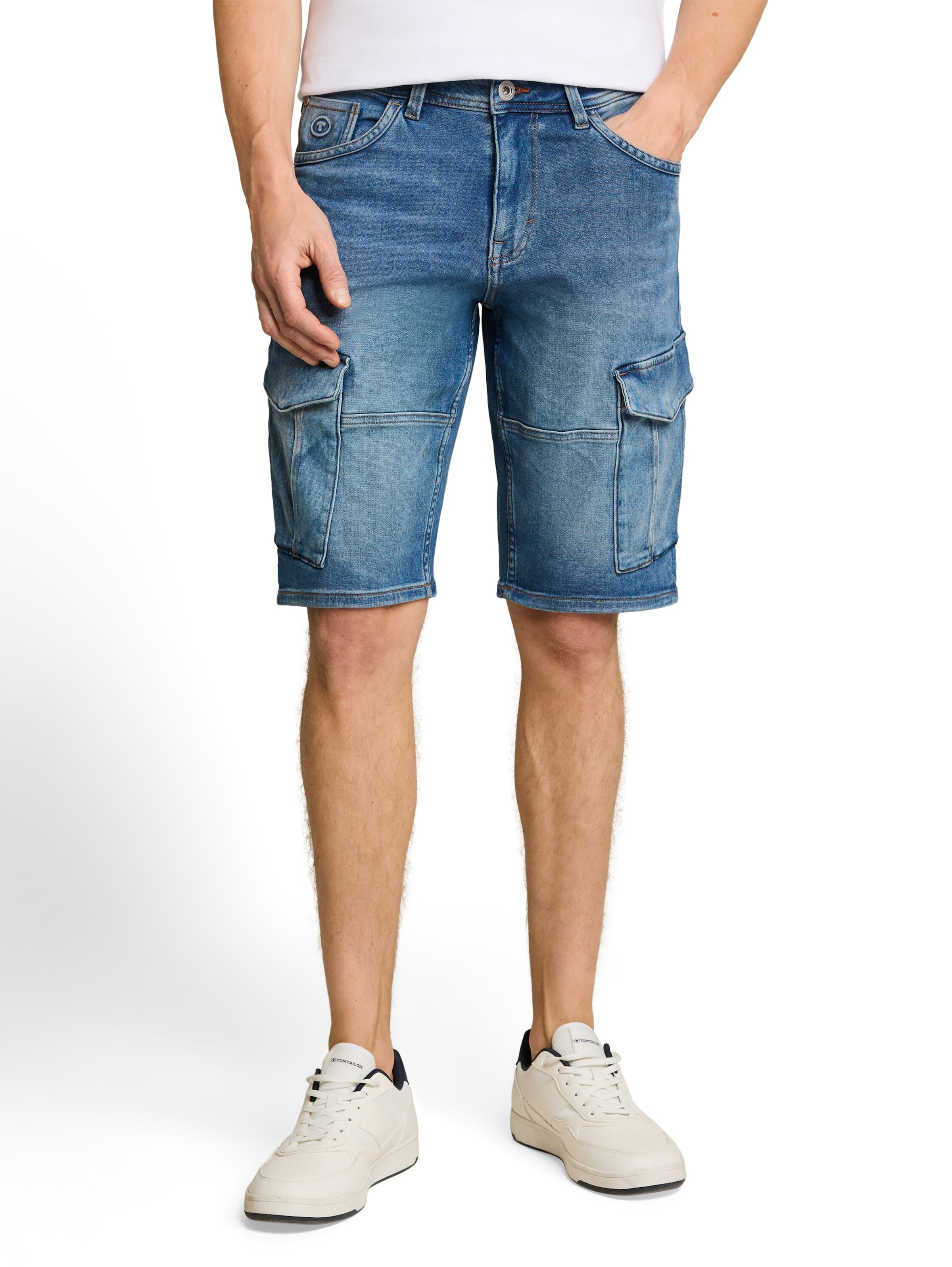 TOM TAILOR regular Cargojeans 'MARVIN' i blå: forside