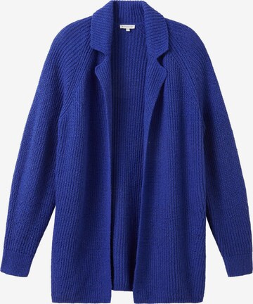 TOM TAILOR Knit Cardigan in Blue: front