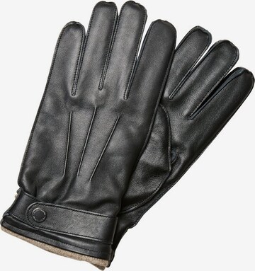 Gants 'Poul' SELECTED HOMME en noir