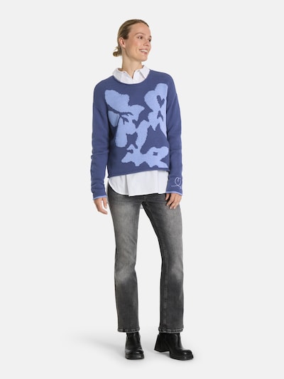 LIEBLINGSSTÜCK Пуловер 'Sarai' в светлосиньо / тъмносиньо, Преглед на продукта