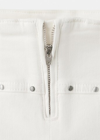 MANGO TEEN Regular Pants 'Brooke' in White