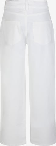 D-XEL Wide Leg Housut 'Nynne' värissä valkoinen
