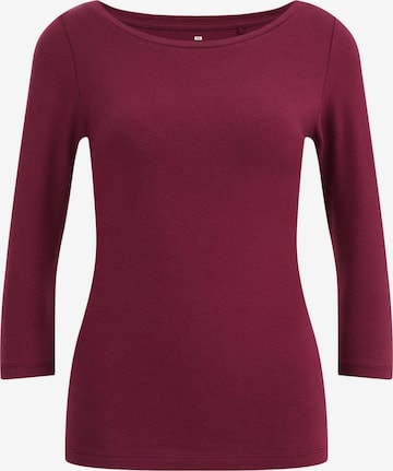 WE Fashion Shirt in Rood: voorkant