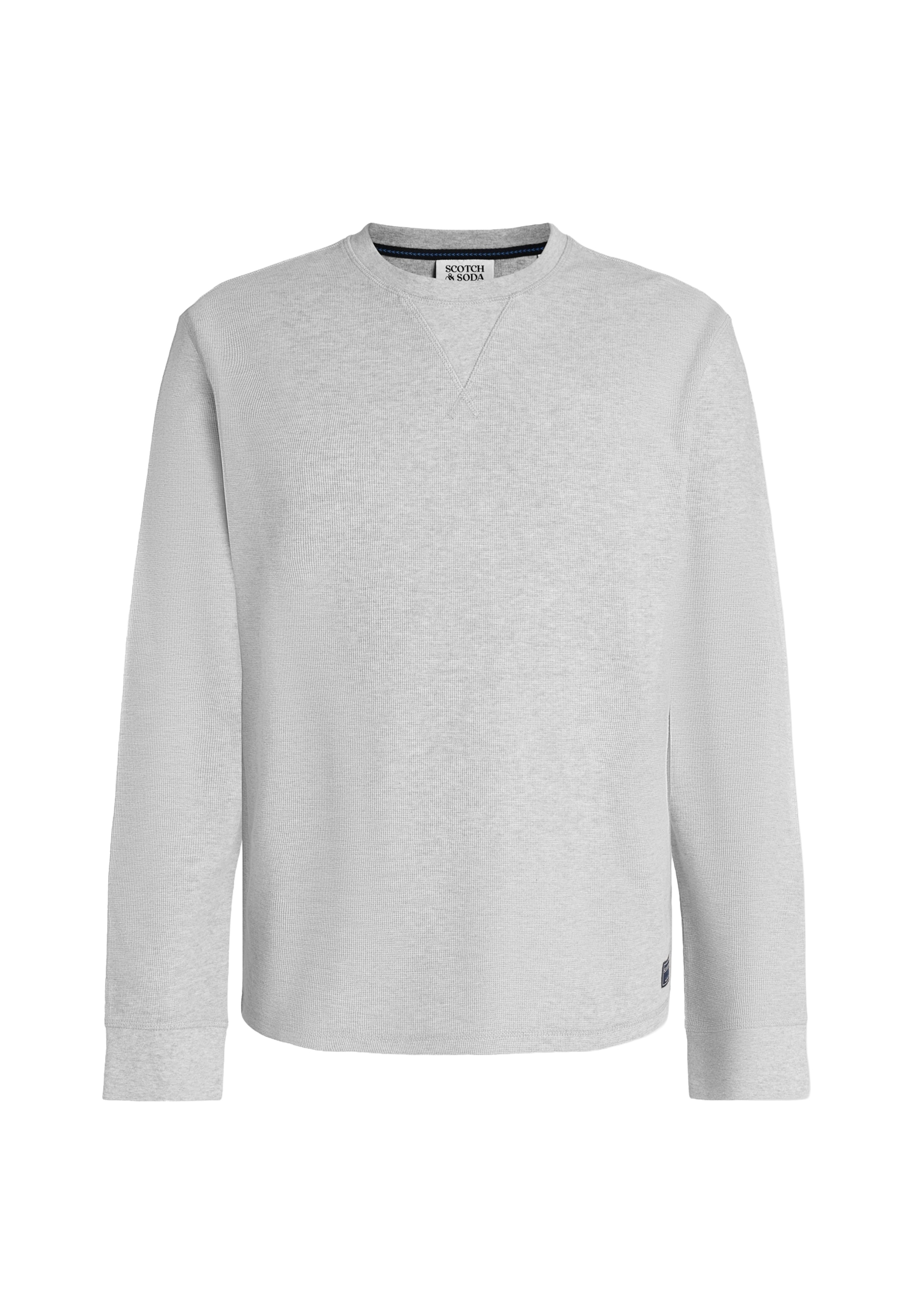 SCOTCH & SODA Shirt in Grijs: voorkant