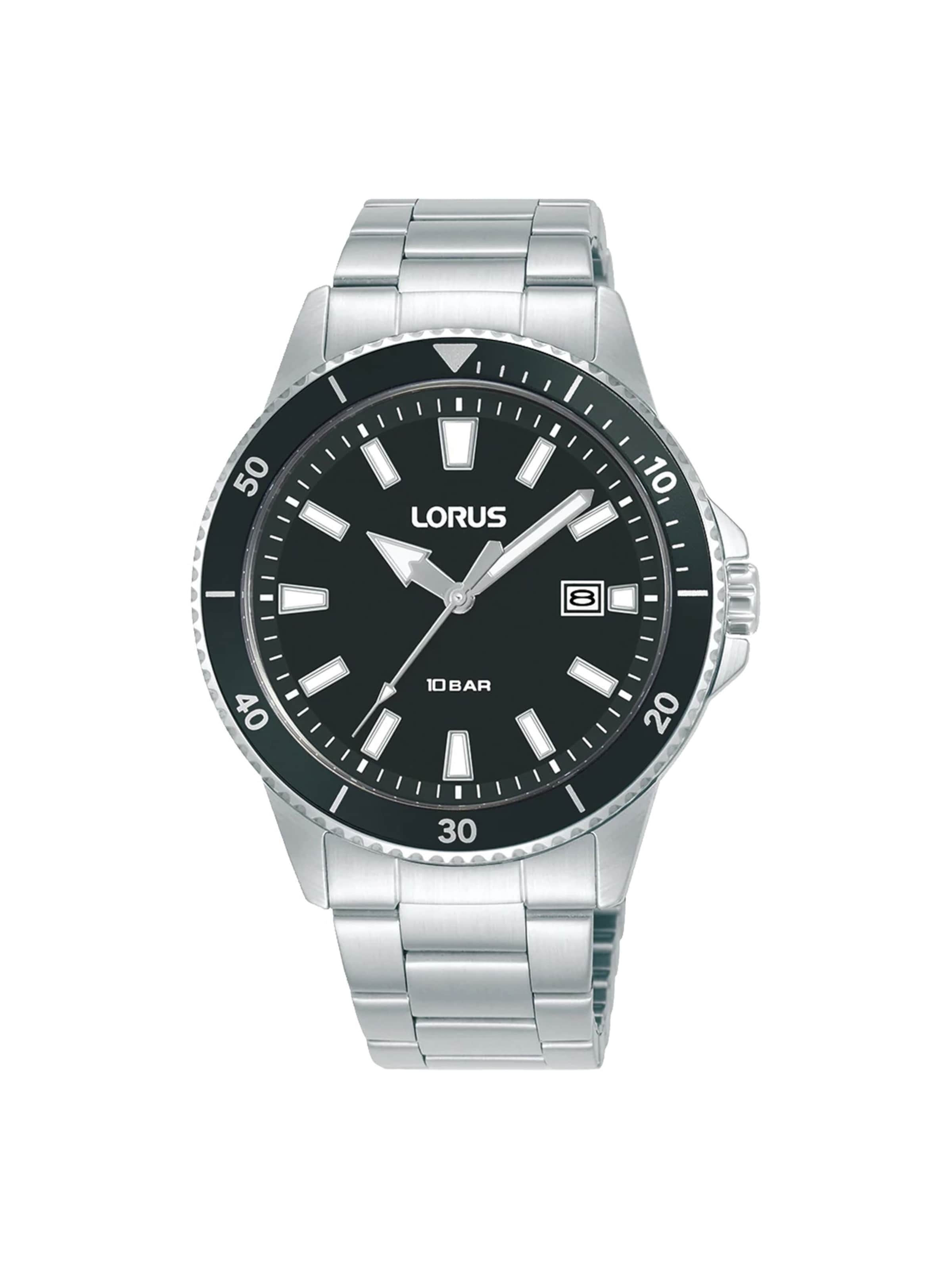 Montre à affichage analogique 'Statement' LORUS en argent : devant