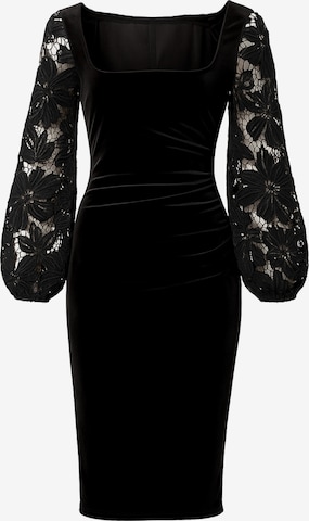 GODDIVA Dress in Black: front