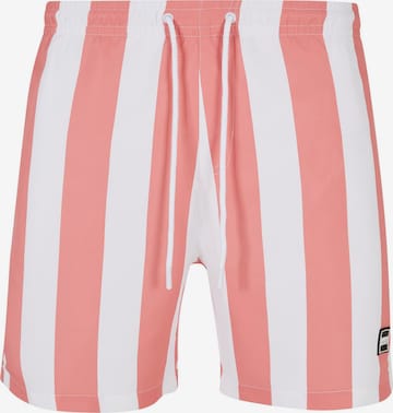 Urban Classics Plavecké šortky – pink: přední strana