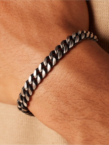 Bracelet Lucardi en noir : devant